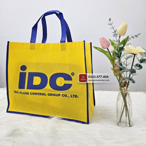 túi vải không dệt dạng hộp idc