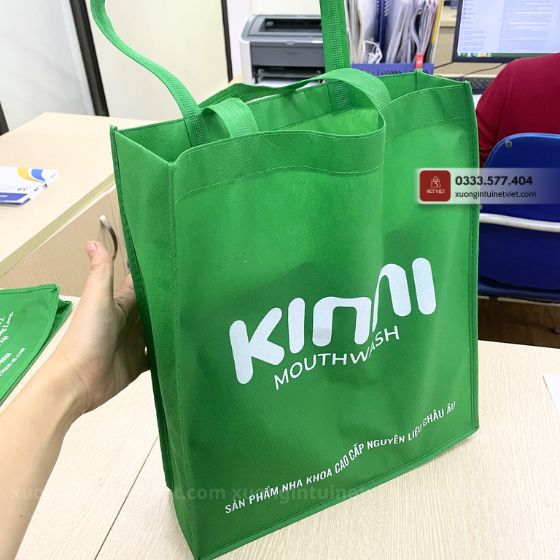 túi vải không dệt dạng hộp kinni